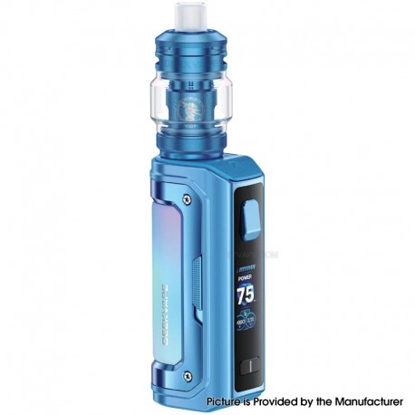 [Ships from Bonded Warehouse] Authentic GeekVape Aegis Mini 5 Mod Kit with Z Nano 3 Tank - Aqua Blue, VW 5~75W, 3200mAh, 5ml
