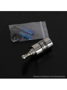 YFTK KF Kayfun Plus Modified Five Pawns Style RTA Atomizer - Silver, 3.5ml, 22mm Diameter