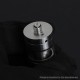 YFTK KF Kayfun Plus Modified Five Pawns Style RTA Atomizer - Silver, 3.5ml, 22mm Diameter