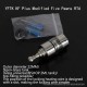 YFTK KF Kayfun Plus Modified Five Pawns Style RTA Atomizer - Silver, 3.5ml, 22mm Diameter