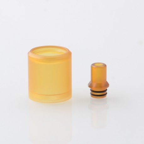 Replacement Tank Tube + Drip Tip Kit for BY-KA V.11 V11 Style MTL RTA 3.1ml - Brown, 3.1ml