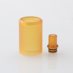 Replacement Tank Tube + Drip Tip Kit for BY-KA V.11 V11 Style MTL RTA 5.5ml - Brown, 5.5ml
