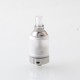 BY-KA V.11 V11 Style MTL RTA Atomizer - Translucent + Silver, SS + PCTG, 3.1ml, Air Pins 1.2 / 1.4 / 1.7mm, 23mm Diameter