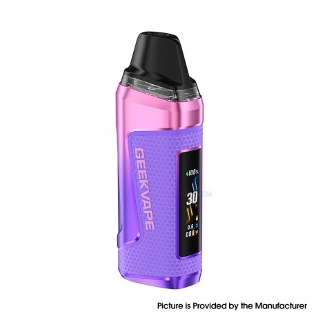 [Ships from Bonded Warehouse] Authentic Geekvape Aegis Nano 3 30W Pod System Kit - Purple Bloom, 1600mAh, 3ml, 0.6ohm / 1.2ohm