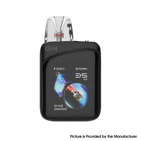 [Ships from Bonded Warehouse] Authentic Uwell Caliburn G4 Pro Koko 35W Pod System Kit - Waves Black, 2000mAh, 3ml, 0.4 / 0.6ohm