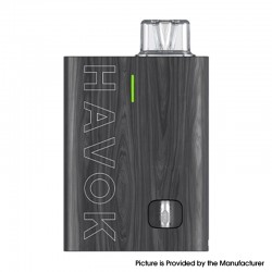 [Ships from Bonded Warehouse] Authentic Uwell Havok R Pod System Kit - Black Wood, 950mAh, 3ml, 0.6ohm