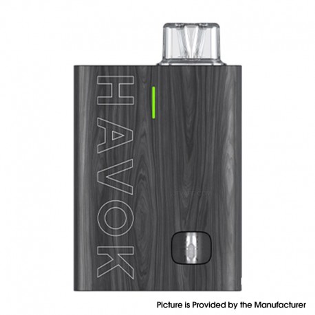 [Ships from Bonded Warehouse] Authentic Uwell Havok R Pod System Kit - Black Wood, 950mAh, 3ml, 0.6ohm