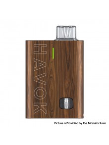 [Ships from Bonded Warehouse] Authentic Uwell Havok R Pod System Kit - Brown Wood, 950mAh, 3ml, 0.6ohm