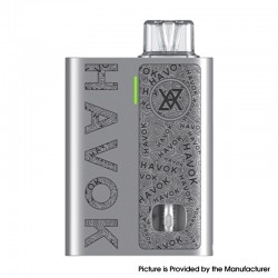 [Ships from Bonded Warehouse] Authentic Uwell Havok R Pod System Kit - Silver, 950mAh, 3ml, 0.6ohm