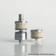 Rekavape Replacement Short Top Full Tank Tube Se for Kuma / Vico Style RTA - Beige, Stainless Steel + PEEK + Glass