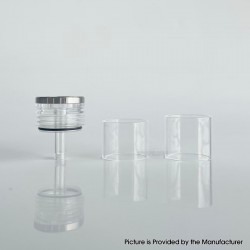 Rekavape Replacement Long Top Full Tank Tube Se for Kuma / Vico Style RTA - Translucent, Stainless Steel + PCTG + Glass