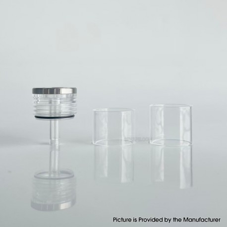 Rekavape Replacement Long Top Full Tank Tube Se for Kuma / Vico Style RTA - Translucent, Stainless Steel + PCTG + Glass