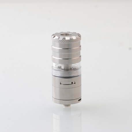 YFTK V3 Style RTA Rebuildable Tank Atomizer - Silver, 4.8ml, MTL / DL, 23mm