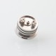 YFTK V3 Style RTA Rebuildable Tank Atomizer - Silver, 4.8ml, MTL / DL, 23mm