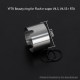 YFTK Beauty Ring for Flash e-Vapor V4.5S+ / V4.5 Style 23mm RTA Atomizer -Silver