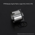 YFTK Beauty Ring for Flash e-Vapor V4.5S+ / V4.5 Style 23mm RTA Atomizer -Silver