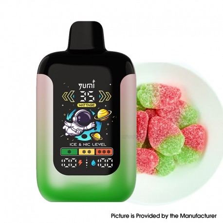[Ships from Bonded Warehouse] Authentic YUMI Spaceman 50K Disposable Vape Kit - Sour Strawberry, 700mAh, 50K Puffs, 50mg, 0.8ohm