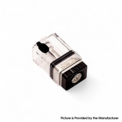 YFTK DotShell 2 DotShell2 Style RBA Tank Kit for dotMod dotAIO V1 / V2 AIO Pod - Silver, 1.0, 1.2, 1.3, 1.5, 2.0mm