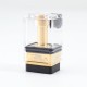 SXK DotShell 2 DotShell2 Style RBA Tank Kit for dotMod dotAIO V1 / V2 AIO Pod - Gold, 1.0, 1.2, 1.5, 2.0, 2.5, 3.0, 3.5, 4.8mm