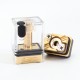 SXK DotShell 2 DotShell2 Style RBA Tank Kit for dotMod dotAIO V1 / V2 AIO Pod - Gold, 1.0, 1.2, 1.5, 2.0, 2.5, 3.0, 3.5, 4.8mm