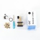 SXK DotShell 2 DotShell2 Style RBA Tank Kit for dotMod dotAIO V1 / V2 AIO Pod - Gold, 1.0, 1.2, 1.5, 2.0, 2.5, 3.0, 3.5, 4.8mm