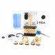 SXK DotShell 2 DotShell2 Style RBA Tank Kit for dotMod dotAIO V1 / V2 AIO Pod - Gold, 1.0, 1.2, 1.5, 2.0, 2.5, 3.0, 3.5, 4.8mm