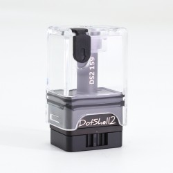 SXK DotShell 2 DotShell2 Style RBA Tank Kit for dotMod dotAIO V1 / V2 AIO Pod - Black, 1.0, 1.2, 1.5, 2.0, 2.5, 3.0, 3.5, 4.8mm