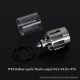 YFTK Hollow Cap for e-Vapor Flash V4.5 / V4.5S+ Style RTA - Silver