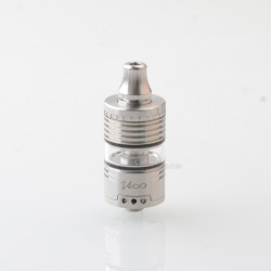 Vico Style MTL / RDL RTA Rebuildable Tank Atomizer - Silver, 4ml, 22mm Diameter
