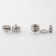 Vico Style MTL / RDL RTA Rebuildable Tank Atomizer - Silver, 4ml, 22mm Diameter