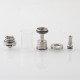 Minister Style MTL RTA Rebuildable Tank Atomizer - Silver, 5.8ml, Air Pin 0.8 / 1.0 / 1.2 / 1.4 / 1.5 / 1.6 / 1.7mm, 20mm