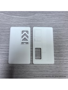 Authentic MK MODS Replacement Front + Back Cover Panel Plate for dotMod dotAIO V3 Kit - White, Acrylic (2 PCS)