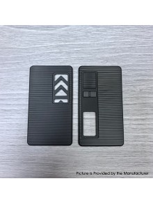 Authentic MK MODS Replacement Front + Back Cover Panel Plate for dotMod dotAIO V3 Kit - Black, Acrylic (2 PCS)