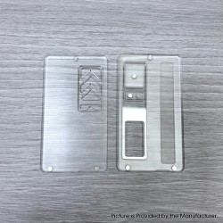 Authentic MK MODS Replacement Front + Back Cover Panel Plate for dotMod dotAIO V3 Kit - Translucent, Acrylic (2 PCS)