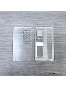 Authentic MK MODS Replacement Front + Back Cover Panel Plate for dotMod dotAIO V3 Kit - Translucent, Acrylic (2 PCS)