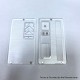 Authentic MK MODS Replacement Front + Back Cover Panel Plate for dotMod dotAIO V3 Kit - Translucent, Acrylic (2 PCS)