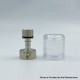 YFTK Replacement Nano Tank Kit Tank Tube + Chimney for BY-KA V.11 V11 Style MTL RTA - Translucent