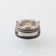 YFTK Vico Style MTL / RDL RTA Rebuildable Tank Atomizer - Black, 4ml, 22mm Diameter