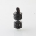 YFTK Vico Style MTL / RDL RTA Rebuildable Tank Atomizer - Black, 4ml, 22mm Diameter