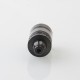 YFTK Vico Style MTL / RDL RTA Rebuildable Tank Atomizer - Black, 4ml, 22mm Diameter