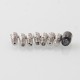 YFTK Vico Style MTL / RDL RTA Rebuildable Tank Atomizer - Black, 4ml, 22mm Diameter