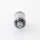 BY-KA V.11 V11 Style MTL RTA Atomizer - Translucent + Black, SS + PC, 5.5ml, Air Pins 1.2 / 1.4 / 1.7mm, 23mm Diameter