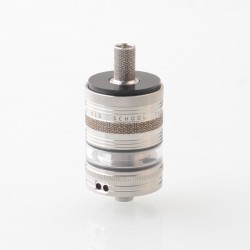 Rekavape Monarchy OST-R Moyard Style MTL RTA Atomizer - Silver, 316SS + POM + PCTG, 3.5ml, Air Pin 1.0, 1.2, 1.5, 1.8mm, 22mm