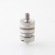 Rekavape Monarchy OST-R Moyard Style MTL RTA Atomizer - Silver, 316SS + PC + PCTG, 3.5ml, Air Pin 1.0, 1.2, 1.5, 1.8mm, 22mm