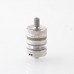 Rekavape Monarchy OST-R Moyard Style MTL RTA Atomizer - Silver, 316SS + PC + PCTG, 3.5ml, Air Pin 1.0, 1.2, 1.5, 1.8mm, 22mm