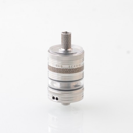 Rekavape Monarchy OST-R Moyard Style MTL RTA Atomizer - Silver, 316SS + PC + PCTG, 3.5ml, Air Pin 1.0, 1.2, 1.5, 1.8mm, 22mm