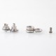 Rekavape Monarchy OST-R Moyard Style MTL RTA Atomizer - Silver, 316SS + PC + PCTG, 3.5ml, Air Pin 1.0, 1.2, 1.5, 1.8mm, 22mm
