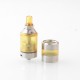 Rekavape BY-KA V.11 V11 Style MTL RTA Atomizer Nano Set - Silver, 316SS + PEI, 3.5ml, Air Pins 1.2 / 1.4 / 1.7mm, 23mm Diameter