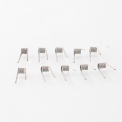 Authentic Thunder Cloud Blaze MTL Ni80 3-Core Fused Clapton - 0.45ohm, 30Ga x 3 + 38Ga (10 PCS)