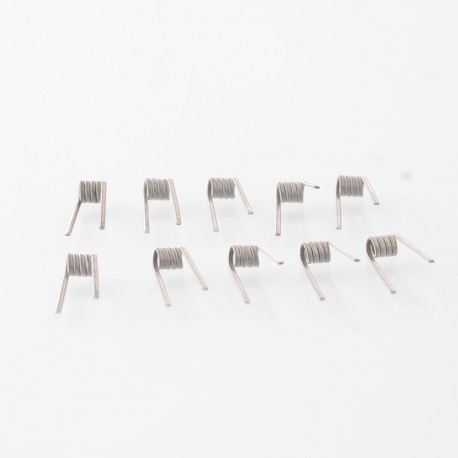 Authentic Thunder Cloud Blaze MTL Ni80 3-Core Fused Clapton - 0.45ohm, 30Ga x 3 + 38Ga (10 PCS)